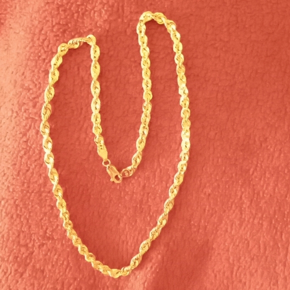 Jewelry - **SOLD SOLD** 10k YELLOW GOLD ROPE NECKLACE